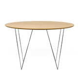 The TemaHome Row 47'' Round Table with Trestles 9500.053634