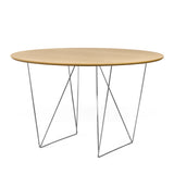 Tema Row 47'' Round Table with Trestles