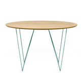 The TemaHome Row 47'' Round Table with Trestles 9500.053641