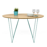 Tema Row 47'' Round Table with Trestles