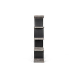 Tema Step High Concrete Look / Pure Black Shelving Unit