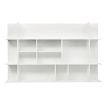 The TemaHome Panorama Pure White Low Shelving Unit PNSU.312892