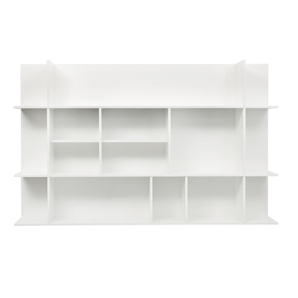 The TemaHome Panorama Pure White Low Shelving Unit PNSU.312892