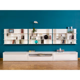 Tema Panorama Pure White Low Shelving Unit