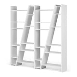 Tema Delta 004 Wood Diagonal Shelving Unit