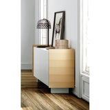 Tema Oak / Pure White Skin Sideboard