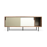 The TemaHome Dann Sideboard with Pure White/Matte Grey Doors 9500.400551