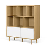 Tema Dann Oak Cupboard with Wood Legs