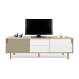 The TemaHome Dann Oak Sideboard 201 with Wood Legs 9500.401480