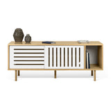 Tema Dann 165 Stripes Pure White Sideboard