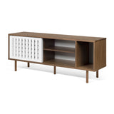 Tema Dann 165 Stripes Pure White Sideboard