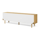 Tema Dann 201 Stripes Oak Sideboard with Oak Feet