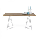 Tema Multi 63" Dining Tables with Trestles