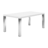 The TemaHome Multi 63" Dining / Work Tables with Square Chrome Legs 9500.611216
