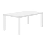 The TemaHome Multi 63" Dining / Work Table with Square Veneered Legs