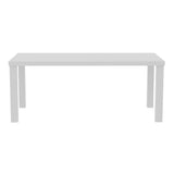 Tema Multi 63" Dining / Work Table with Square Veneered Legs