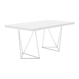 The TemaHome Multi 63" Dining Tables with Trestles 9500.611230