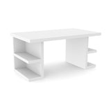 Tema Multi 63" Dining / Work Table Top with Pure White Storage Legs
