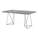 The TemaHome Multi 63" Dining Tables with Trestles 9500.613982