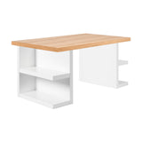 The TemaHome Multi 63" Dining / Work Table Top with Pure White Storage Legs 9500.620188