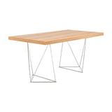 The TemaHome Multi 63" Dining Tables with Trestles 9500.620836