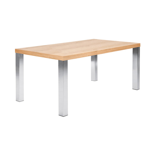 The TemaHome Multi 71" Table Top with Square Chrome Legs 9500.621024