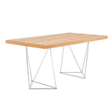 The TemaHome Multi 71" Dining Tables with Trestles 9500.621031