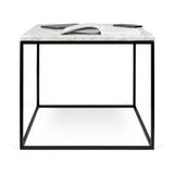 Tema Gleam 20x20 Marble Side Table
