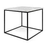Tema Gleam 20x20 Marble Side Table