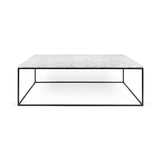 The TemaHome Gleam 47x30 Marble Coffee Table 9500.626005