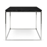 The TemaHome Gleam 20x20 Marble Side Table 9500.626074