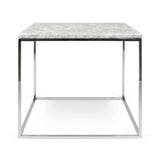 The TemaHome Gleam 20x20 Marble Side Table 9500.626081