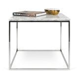 Tema Gleam 20x20 Marble Side Table