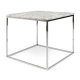 Tema Gleam 20x20 Marble Side Table