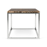 The TemaHome Prairie 20 X 20" Marble End Table 9500.626265