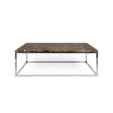 The TemaHome Prairie 47 X 30" Marble Coffee Table 9500.626289