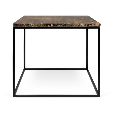 The TemaHome Gleam 20x20 Marble Side Table 9500.626340