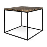 Tema Gleam 20x20 Marble Side Table