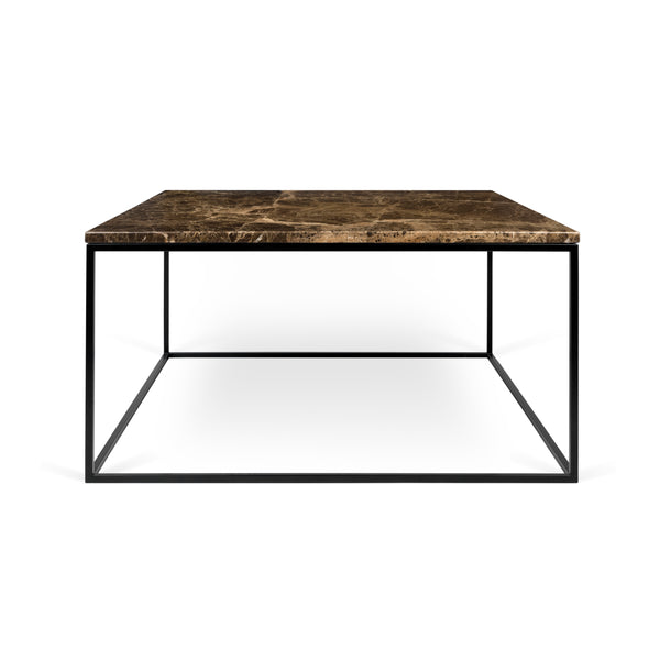 The TemaHome Gleam 30x30 Marble Coffee Table 9500.626357