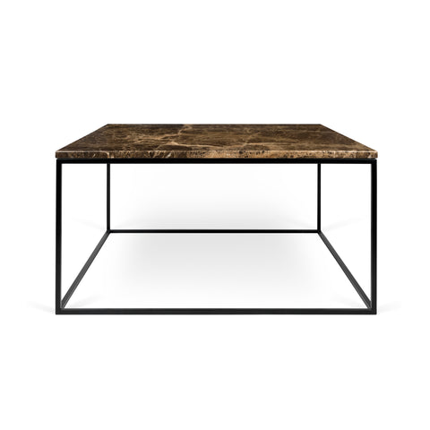 The TemaHome Gleam 30x30 Marble Coffee Table 9500.626357