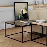 Tema Gleam 30x30 Marble Coffee Table