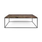 The TemaHome Gleam 47x30 Marble Coffee Table 9500.626364