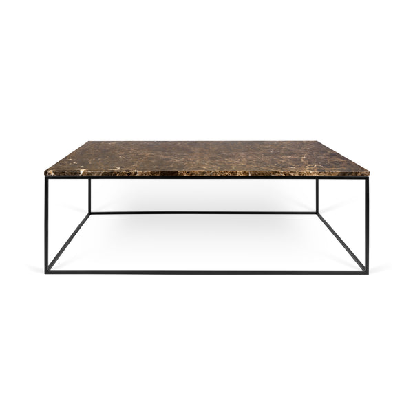 The TemaHome Gleam 47x30 Marble Coffee Table 9500.626364