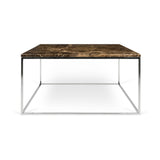 The TemaHome Gleam 30x30 Marble Coffee Table 9500.626388