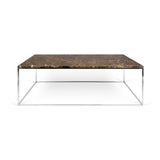 The TemaHome Gleam 47x30 Marble Coffee Table 9500.626395