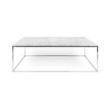 The TemaHome Gleam 47x30 Marble Coffee Table 9500.626456