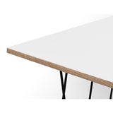 Tema Helix 20x20 Side Table with Black Steel Legs