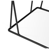 Tema Helix 20x20 Side Table with Black Steel Legs