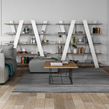 Tema Helix 30x30 Coffee Table with Black Steel Legs