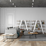 Tema Helix 30x30 Coffee Table with Black Steel Legs